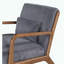 Chaise longue scandinave - Velours côtelé - Structure en bois massif-718325768-718325765