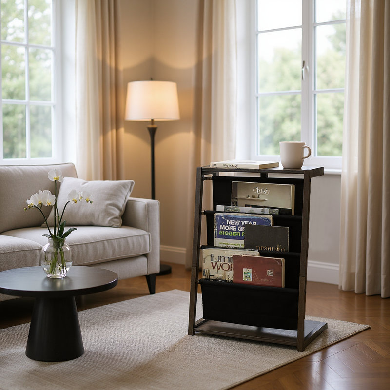 Wooden Frame Sofa Side Table，Top End Table