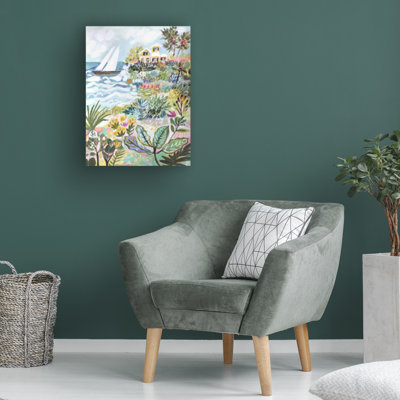 Impressionism Island Cove sur impression sur toile
