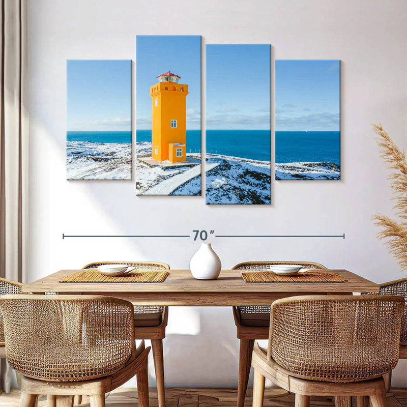 Aletra Winter au phare de Svortuloft, H 42 po x l 68 po