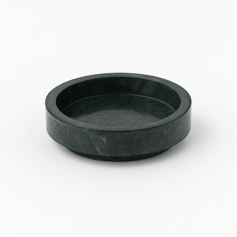 Ceryis Green Round Medium Tray
