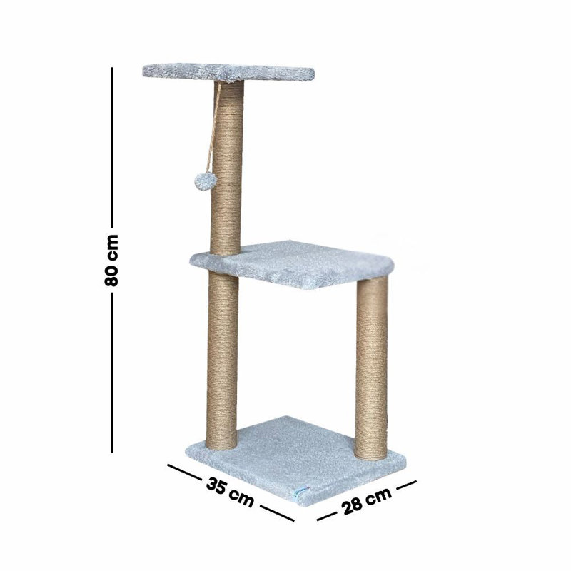 Grattoir pour chat, Gris