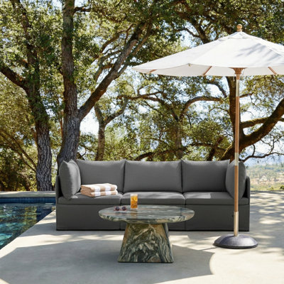 Irene Outdoor Modular Sofa Set Foldable & Portable Patio Sofa With Removable Cushions