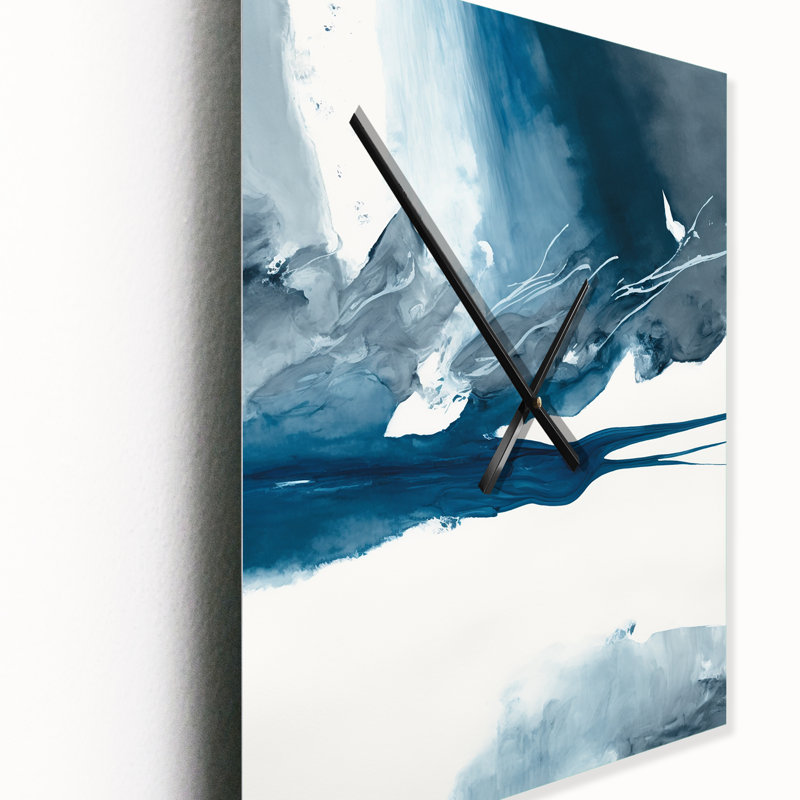 Jebb - Abstract Liquid Ink Wall Clocks, Grand