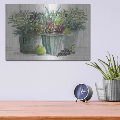 " Farmer Market Succulent Harvest " by Cindy Jacobs