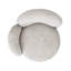 Fauteuil d'appoint pivotant à accoudoirs multiples 31,5 po Bertolde LAF, multicolore beige