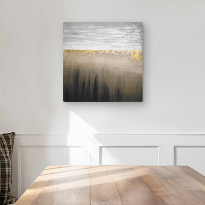 Gilding - Contemporary Gold Metal Print for Home Decor