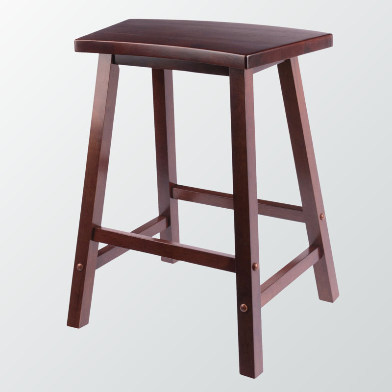 Yowell Solid Wood Counter Stool, Counter Stool (24" Seat Height)