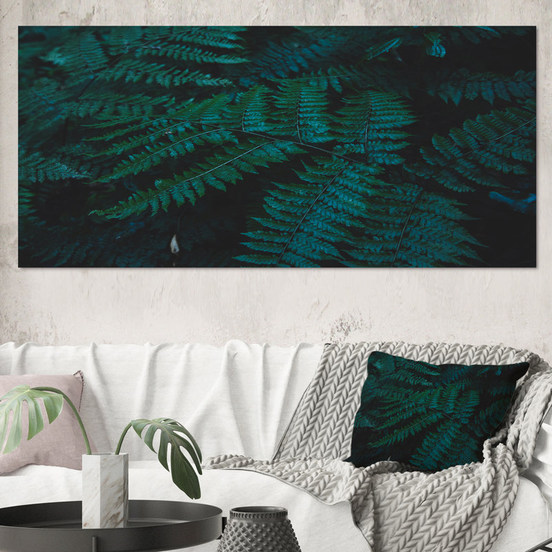 Brownies vert foncé - photographie sur toile, Toile tendue, H 28 po x l 60 po