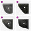 Fleur De Lis Living 45mm L x 45mm W Grey River Stone Specialty Sink