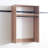 Oak Wall Mounted Wood Closet System