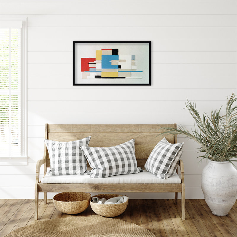 Colour Study For Architecture by Theo Van Doesburg, Black, 19" H x 33" W