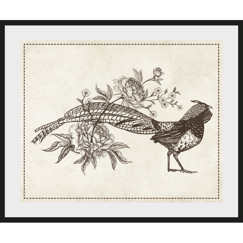 Bird - Single Picture Frame Print, 60 cm H x 50 cm W