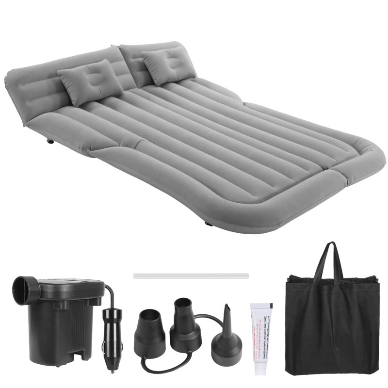 Matelas gonflable Emeliana 4,92 po, Gris