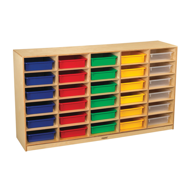 Casier à 30 compartiments avec roulettes
