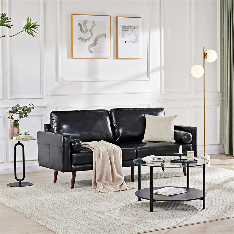 Canapé de salon Kolfinna, H 34,5 po x l 74 po