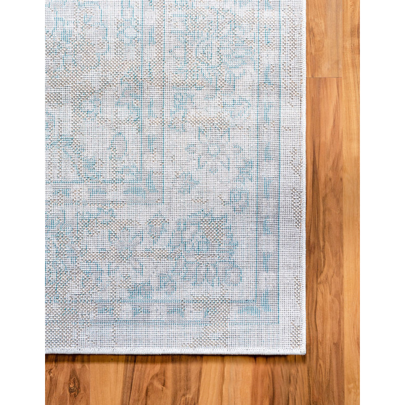 Esveidy Ikat Indoor Rug, Rectangle 3' x 5'