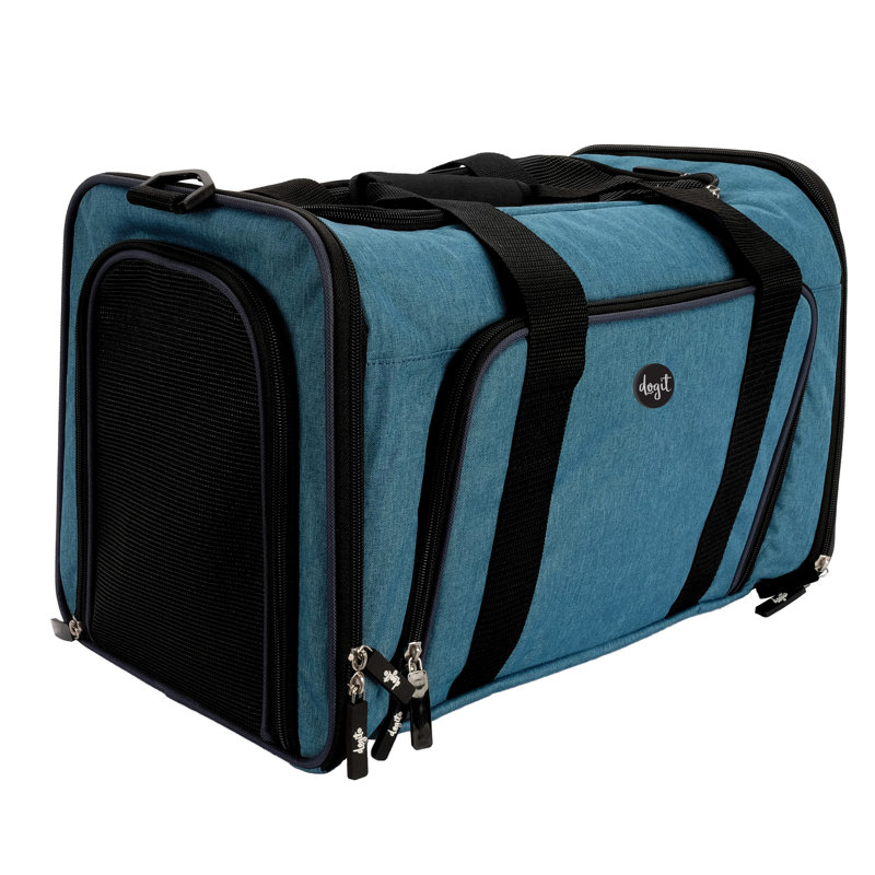 Sac de transport Dogit Explorer, Bleu / Noir