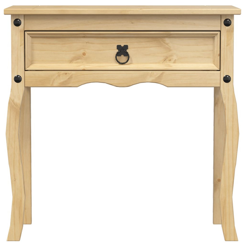 vidaXL Console Table Honey wax finish