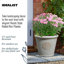 Rustic Style Rolled Rim Wide Vase Planter-87131650-87131649