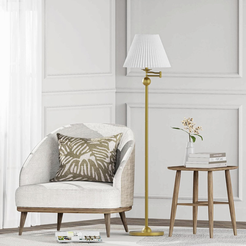 Lampe de table avec accoudoirs pivotants Mid-Century
