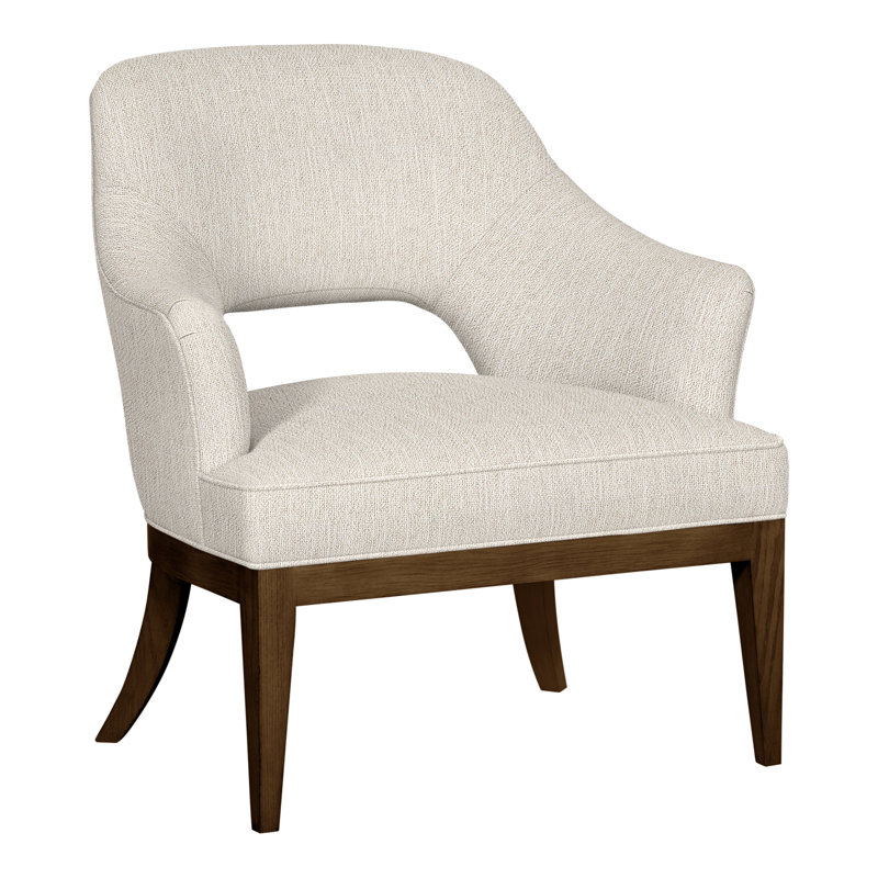 Chaise Kaley de 32,5 po Vanguard, Parchemin instantané, La Havane