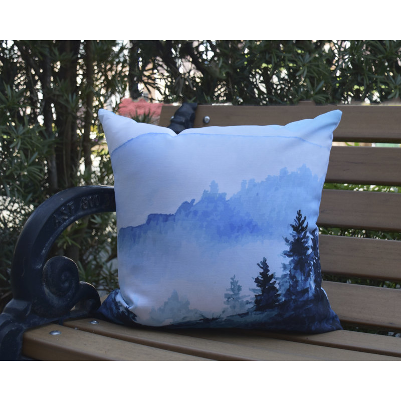 Housse et insert de coussin carré Winter Station, 16 po x 16 po
