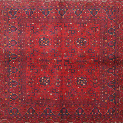 Tapis oriental rouge / beige