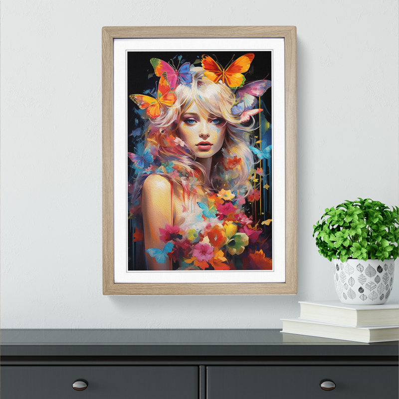 Fairy Pop - Framed Print, Oak Framed, 64cm H x 46cm W