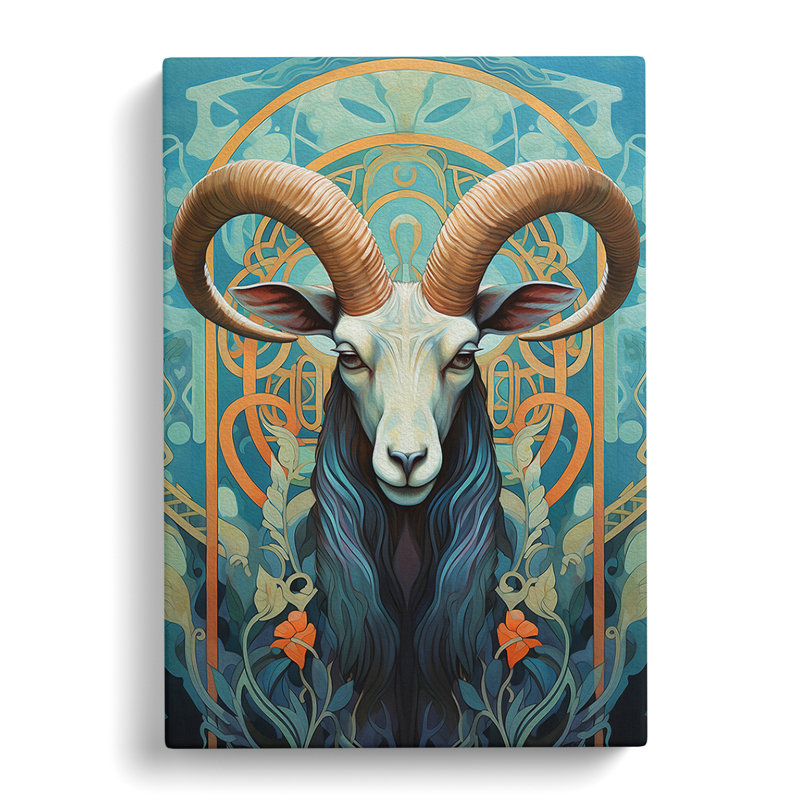 Goat - Wrapped Canvas, 60cm H x 40cm W x 3cm D
