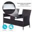 2 - Person Patio Dining Set Table,