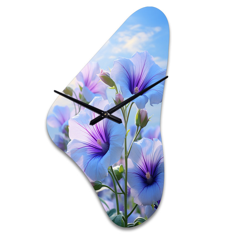 Horloge murale en métal Seanchristopher - Morning Glory, Moyenne