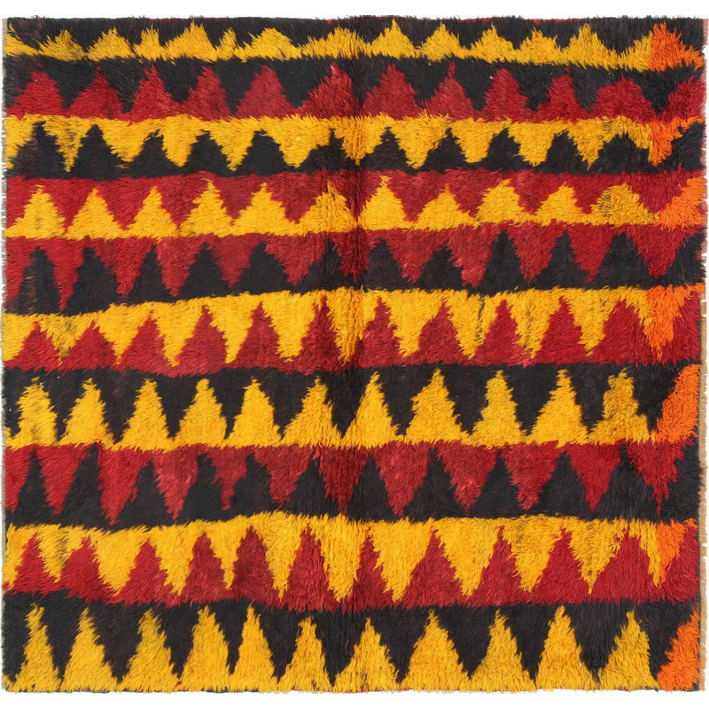 Square One-of-a-Kind 4'6" X 4'8" Area Rug