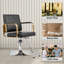 Fauteuil de salon pivotant en similicuir Kriselle-1182673597