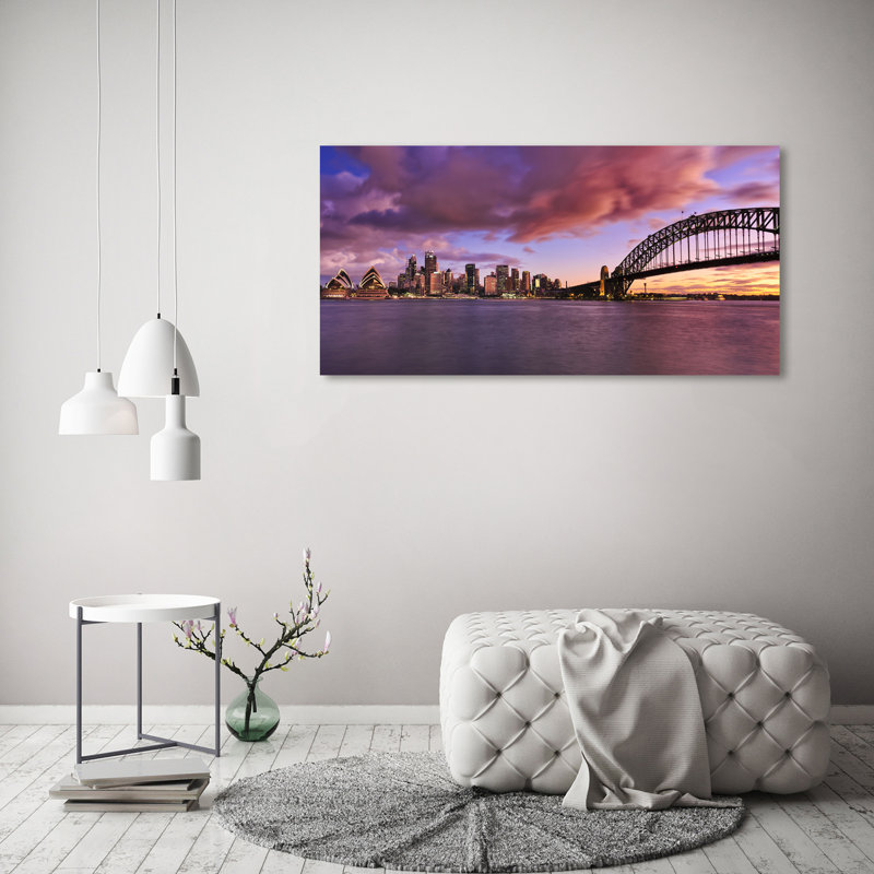 Bridge In Sidney - Wrapped Canvas Print