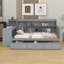 Daybed With 3 Drawers,USB Ports And Desk-536035915
