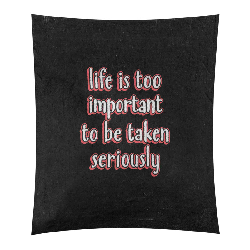 Tapisserie tableau noir en polyester et levity quoted, H 80 po x l 68 po, Rouge