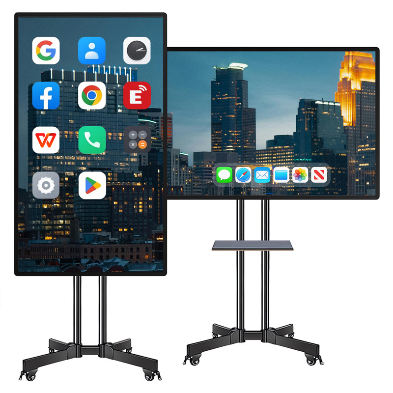 JYXCN 4K Smart Board 49 pouces tout-en-un tactile, tableau blanc interactif avec double système et partage de nuage Parfait pour la salle de classe, le bureau et les présentations?