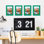 Cadre photo en bois mat