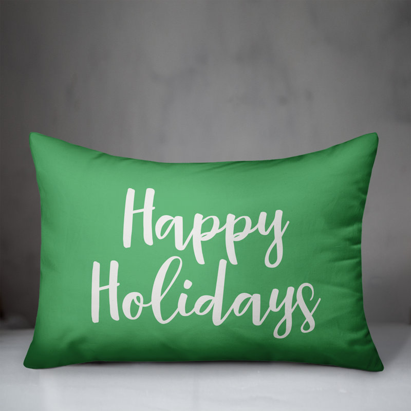  Coussin Happy Holiday, Vert clair
