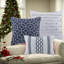 Ensembles de literie en jacquard de luxe 7 pièces, polyester bleu marine pour les chambres élégantes