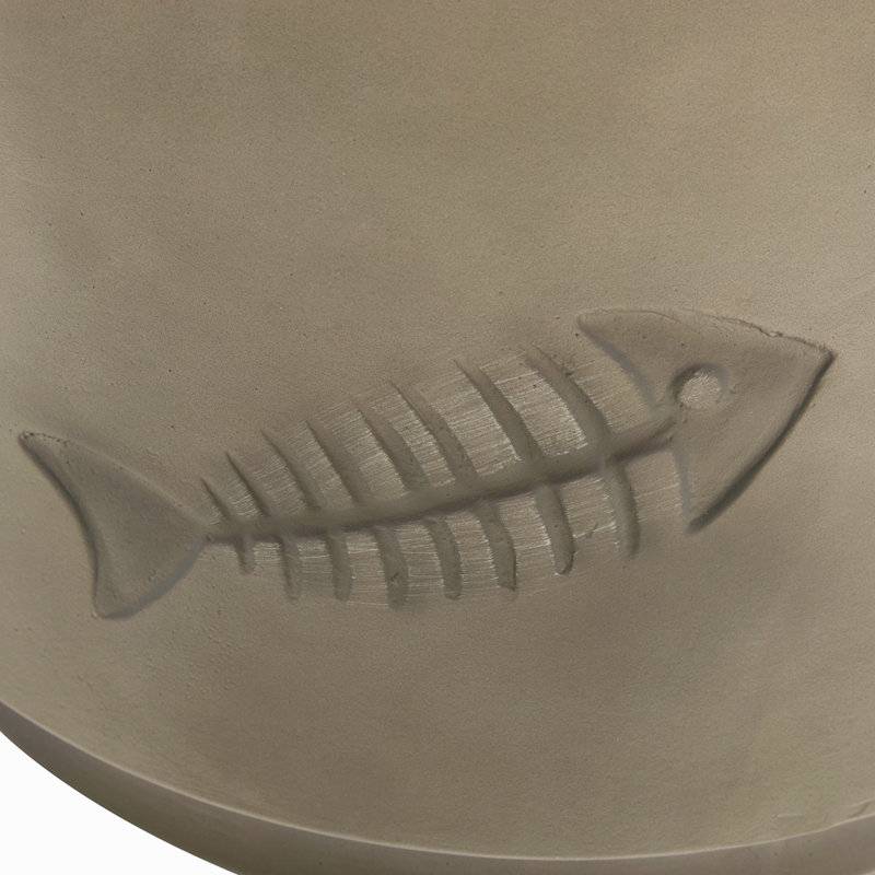 16'' MGO SIDE TABLE FISH PATTERN
