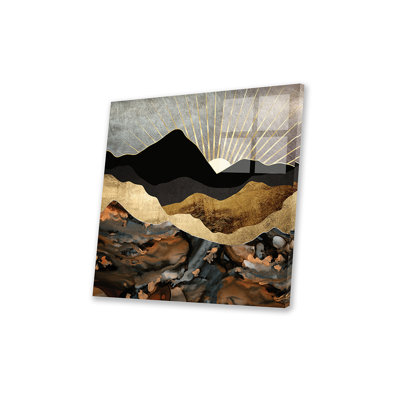 Cuivre et montagnes dorées - impression