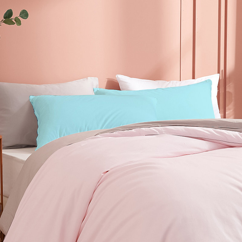Bed Pillowcases, 1800 Brushed Microfiber Queen Pillow Cases with Envelope Closure - 20x30 Inches - NTBAY, Light Blue