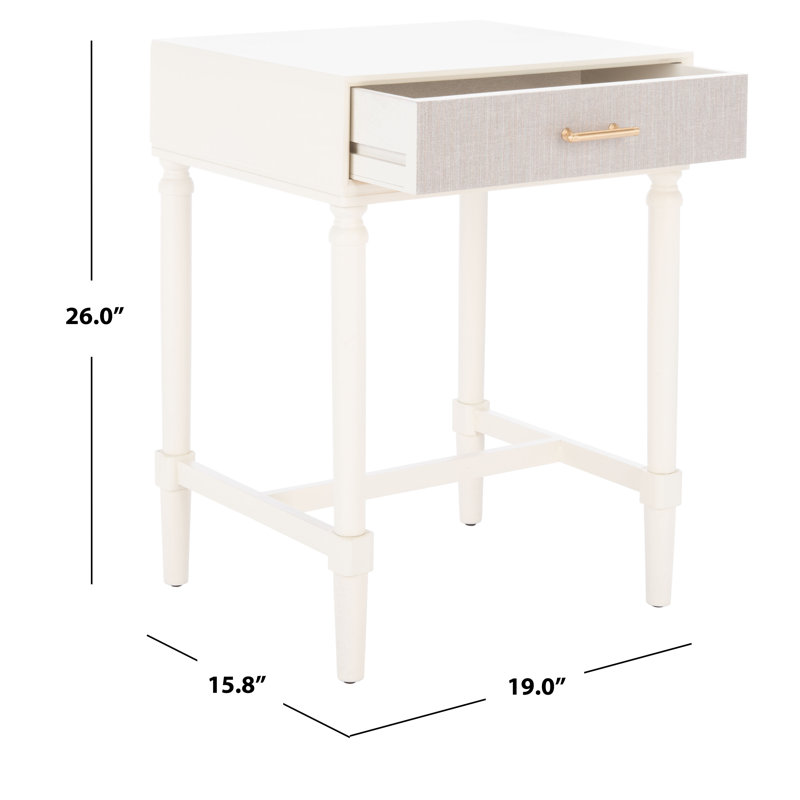 Peters End Table with Storage