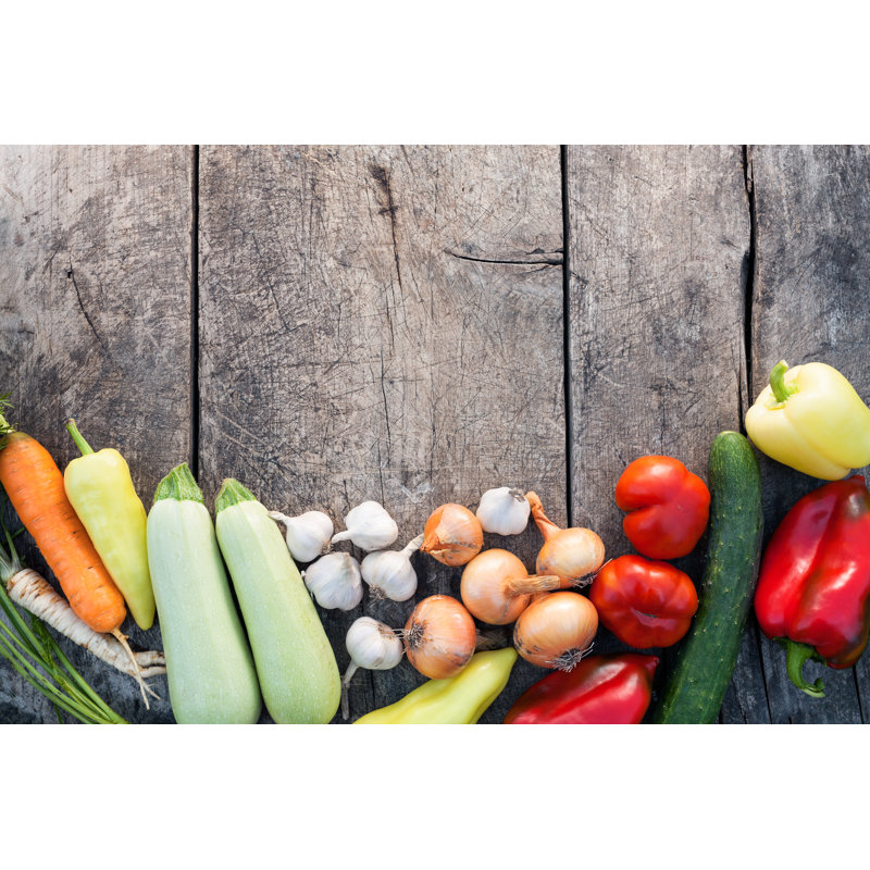 Légumes frais - photographie sur toile tendue, L 12 po x H 8 po
