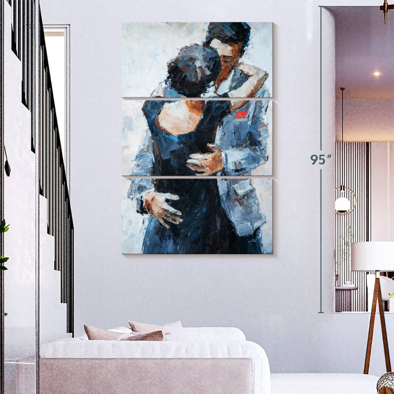 Hardie Couple romantique, H 74 po x l 48 po