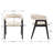 Mid-Century Modern Dining Chairs, Linen Upholstered Kitchen Dining Room Chairs Curved Backrest Dining Chairs With Wood Legs(Set Of 2)-1489500731-1489500728