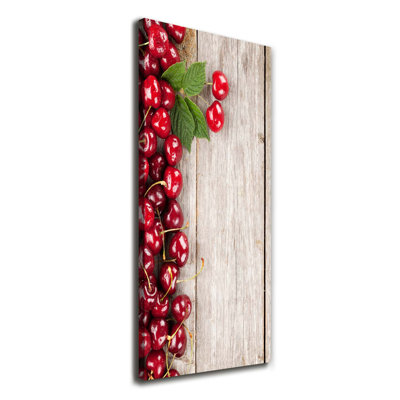 Cherries - Wrapped Canvas Print