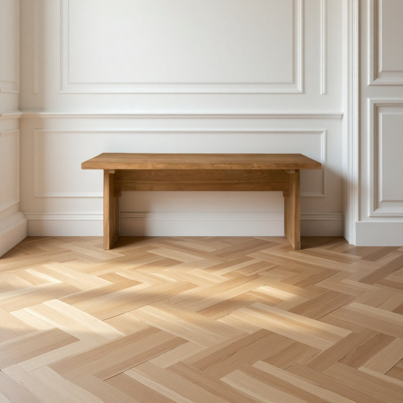 Bureau en bois massif noyer de style rétro
